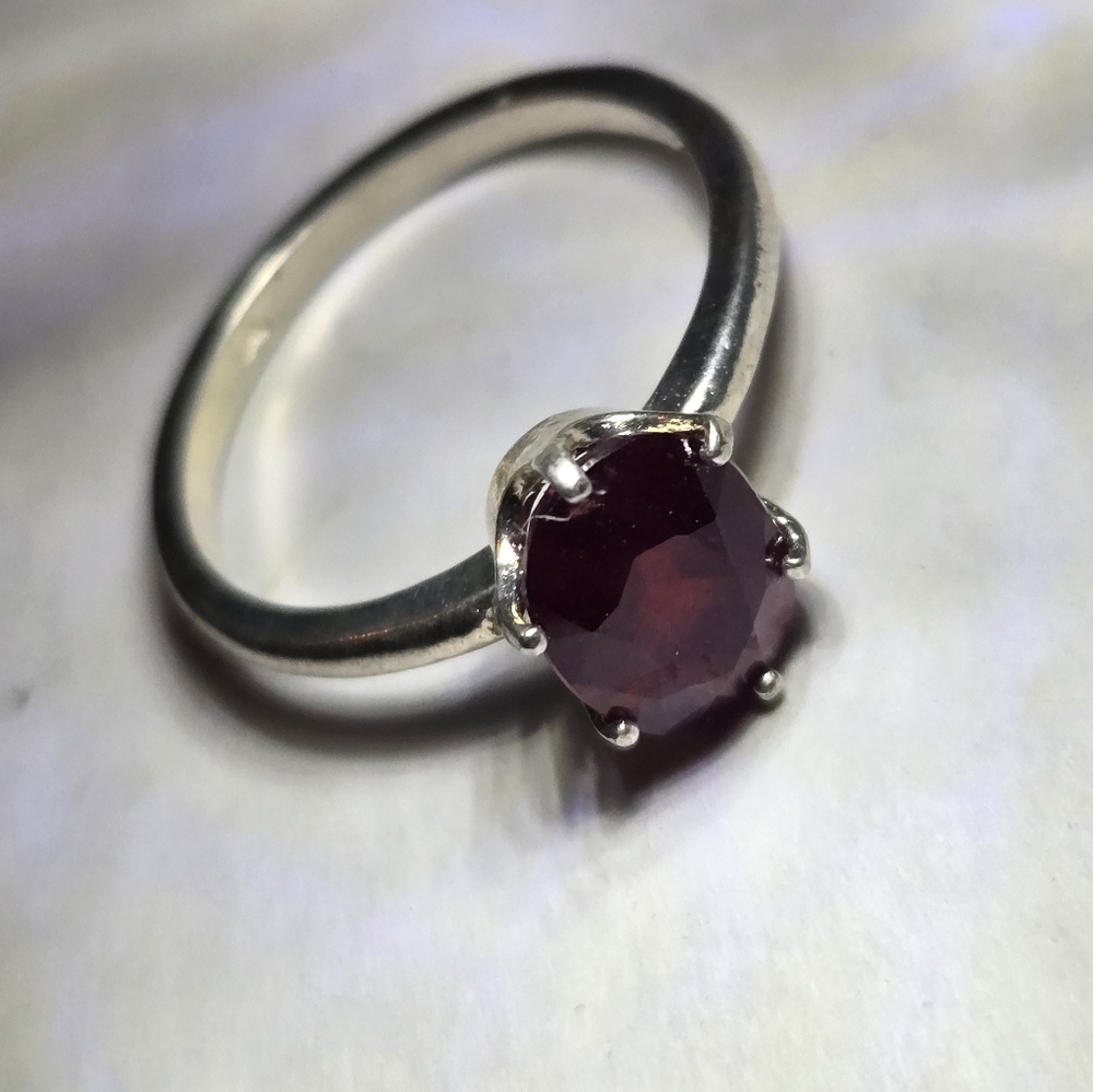 Ruby Oval Ring - image 2